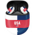 USA Flag Color Block Google Pixel Buds Skin